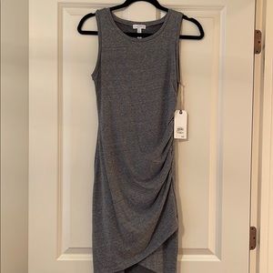 LEITH Ruched Body-Con Tank Dress